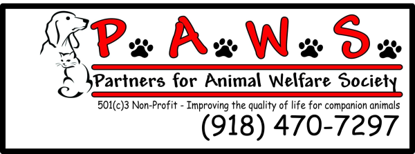 PAWS of Pittsburg County logo