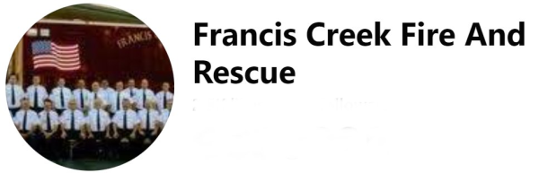 Francis Creek Fire Department logo