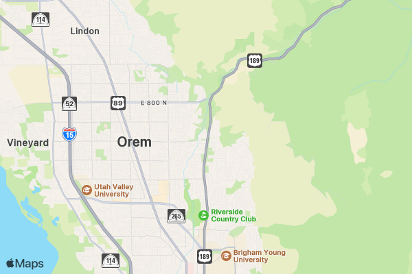 1 Mile Run for Brady Jensen Foundation location map image