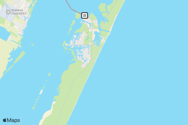 12th Annual Surf-N-Turf Race location map image
