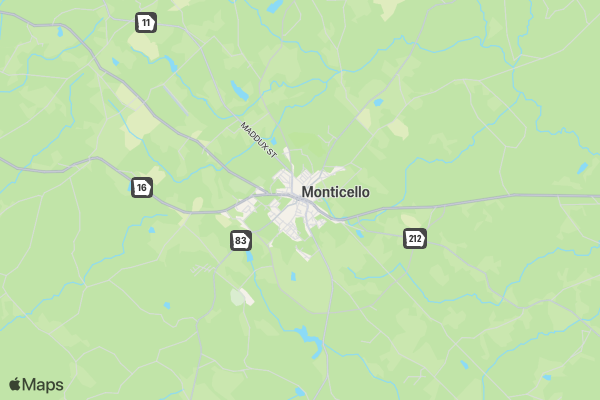 18th Annnual Deer Dash 5K Run/Walk and 1 Mile Fun Run  location map image