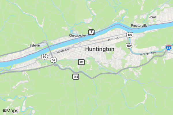 1st Annual PAIN2POWER 5k location map image