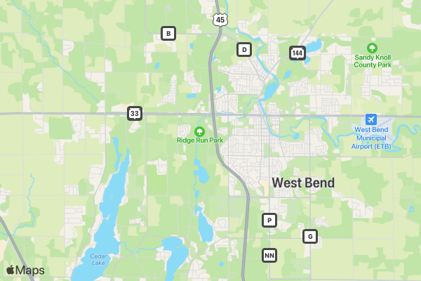 1st Annual WBML 5K/10K/Fun Run location map image