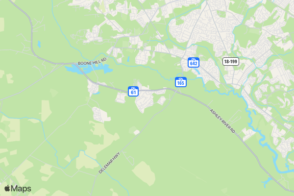 2019 Leagend Oaks 5k location map image