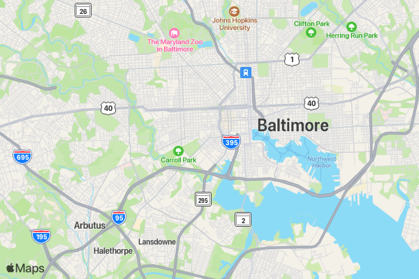 2019 Paul's Place 5K Huff & Puff location map image