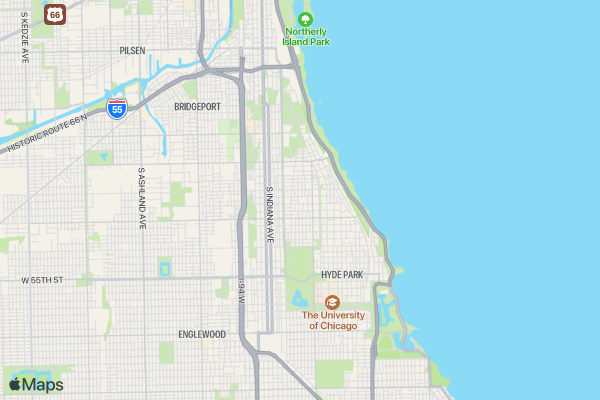 Bronzeville 5K Run/Walk location map image