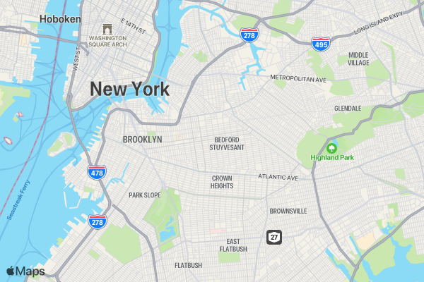 Bed Stuy 5K location map image