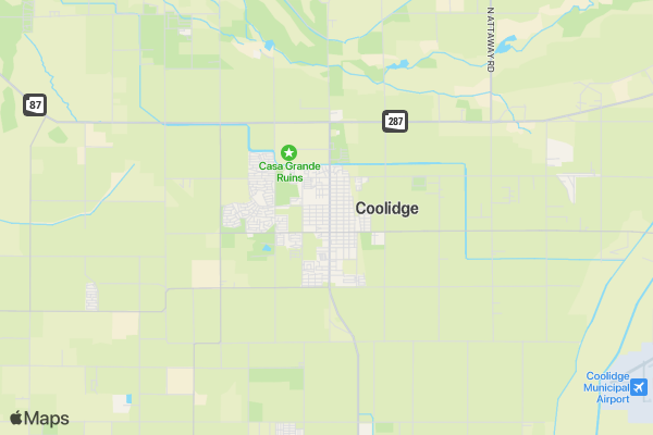 2021 Cotton Days 5k Run/Walk Event location map image