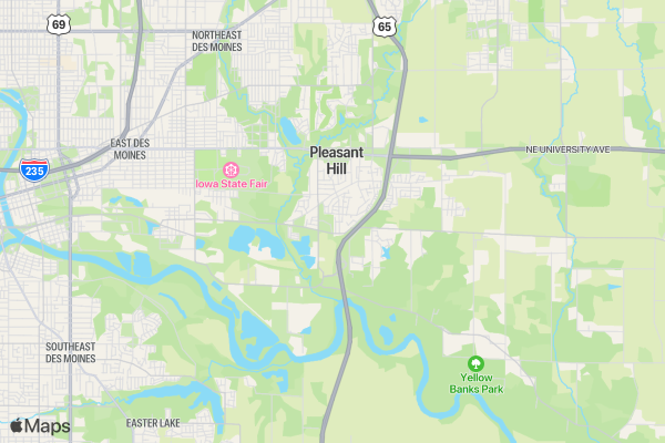 Springtime Hill Climb - Pleasant Hill location map image