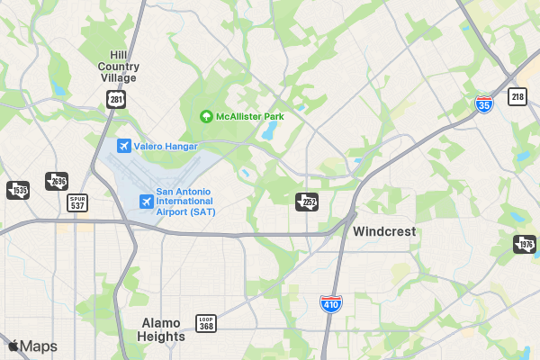 2025 Cinco De Mayo Run Against All Odds SAN ANTONIO location map image
