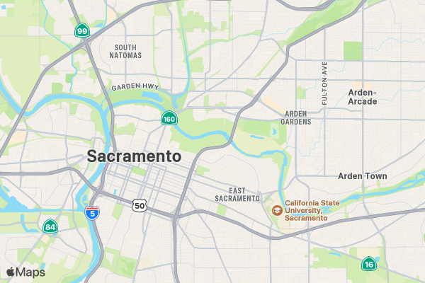 2025 Father's Day Fun Run 5K/10K/13.1 SACRAMENTO location map image