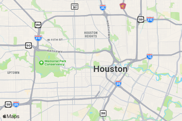 2025 July 4th Freedom Run 5K/10K/13.1 HOUSTON location map image