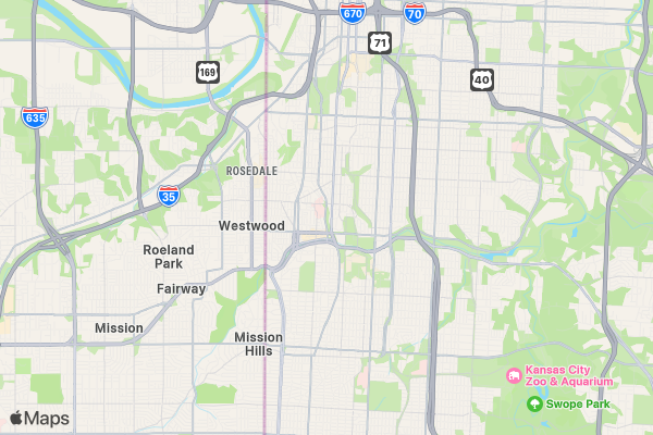 2025 July 4th Freedom Run 5K/10K/13.1 KANSAS CITY location map image