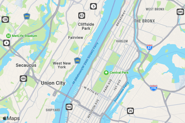 2025 Labor Day Run 5K/10K/13.1 NYC location map image
