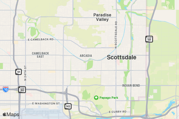 2025  Labor Day Run 5K/10K/13.1 PHOENIX location map image