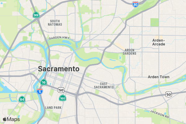 2025 Labor Day Run 5K/10K/13.1 SACRAMENTO location map image