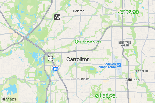 2025 Muffin Marathon 5K/10K/13.1 Hybrid Race DALLAS/FORT WORTH location map image