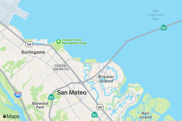 2025 Muffin Marathon 5K/10K/13.1 Hybrid Race SAN JOSE location map image