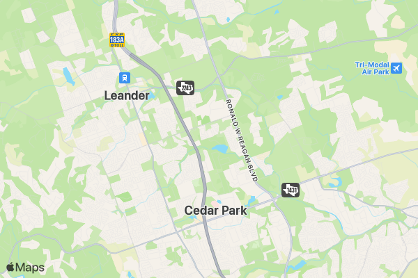 2025 National Chocolate Day Run for Chocolates AUSTIN/ROUNDROCK location map image