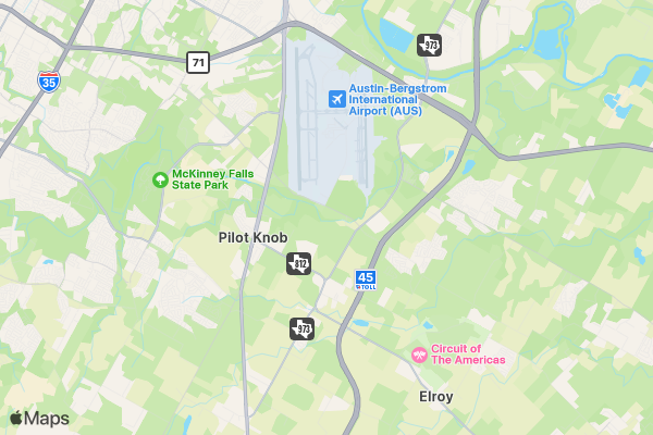 2025 Run AUSTIN Keep Austin Weird 5K/10K/13.1 SUMMER location map image