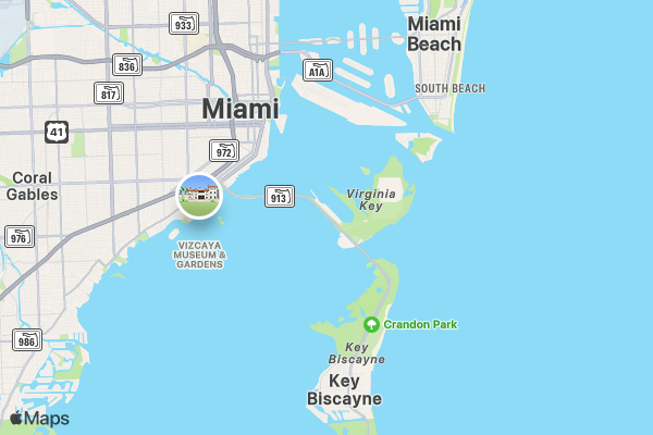 2025 Run MIAMI The Magic City 5K/10K/13.1 SUMMER location map image