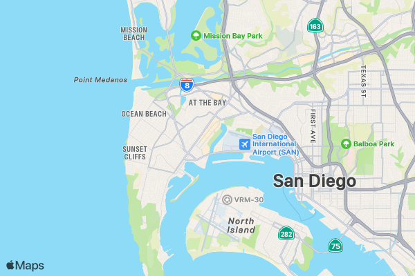 2025 St. Paddy's Day Lucky Run 5K/10K/13.1 SAN DIEGO location map image