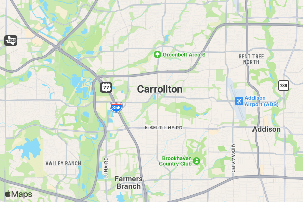 2025 The Cookie Dash Hybrid Race DALLAS/FORT WORTH location map image