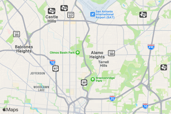 2025 Valentines Live, Love, RUN 5K/10K/13.1 SAN ANTONIO location map image