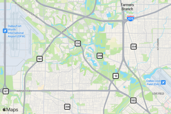 23rd Annual Clay Cooley Dash for Dignity location map image