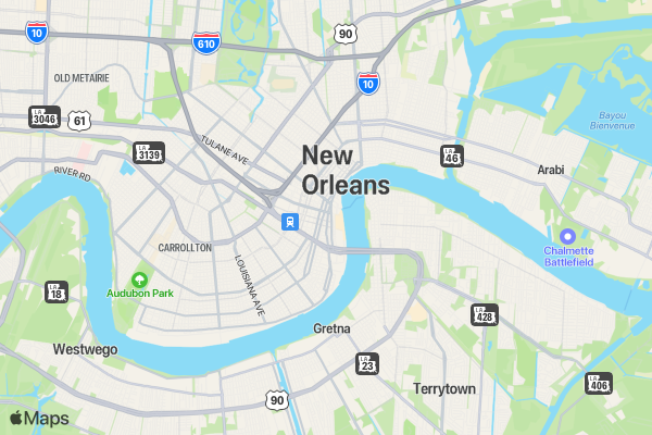 Ride True for the Blue Cookoff location map image