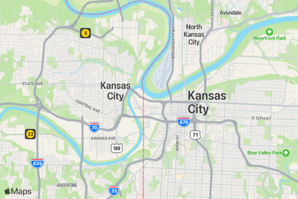 2nd Annual Bar K 5K location map image