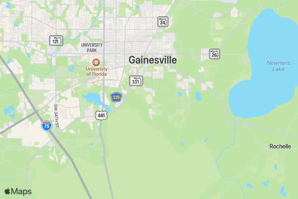 2nd Annual Gator MBA 5K location map image