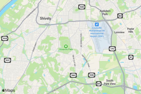 2nd Annual Operation Smile Louisville 5k location map image
