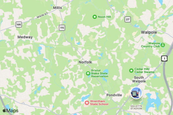 2nd Annual Police and Fire 5k for Autism location map image