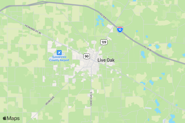 2nd Annual Turkey Day 5K Save the Cats of Live Oak location map image