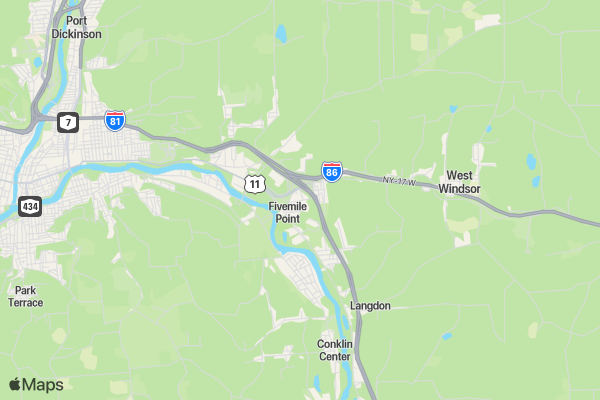 3rd Annual Frosty 5K and Snowflake Fun Run/Walk location map image