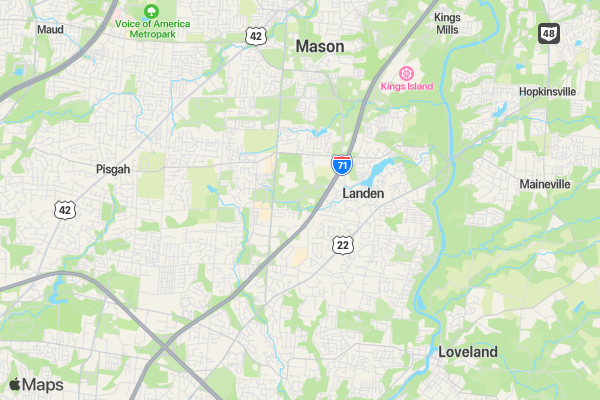 3rd Annual Madeira Cross Country Alumni Race location map image