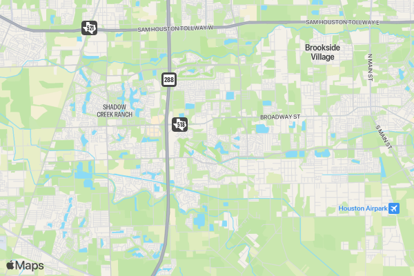 5-K Pearland Cancer Prevention Walkathon/Run location map image