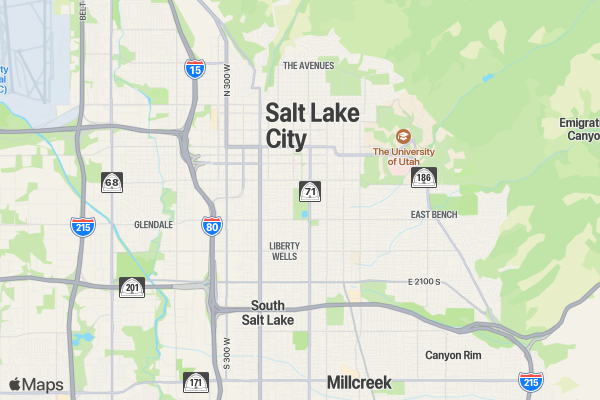 5280 at Salt Lake Speedway location map image