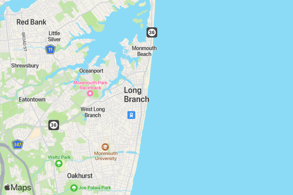 5K Celebration of Life location map image