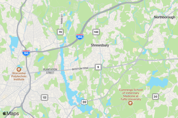 5K Duck Dash for Camp Wonder location map image