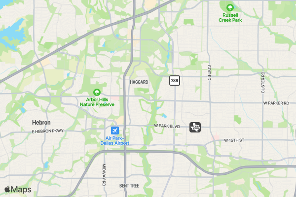 5K Hope Run for Hunger location map image