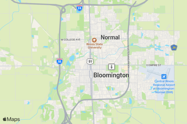 .5K Pancake Fun Run location map image