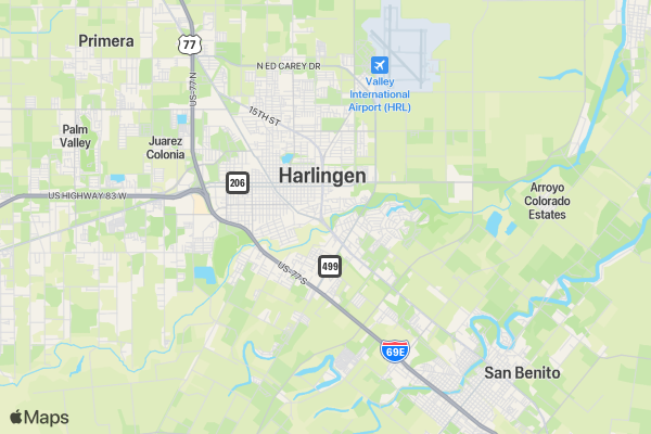 5K Peace Run location map image