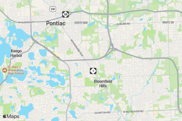 5k Raising Money For Leader Dogs For The Blind location map image
