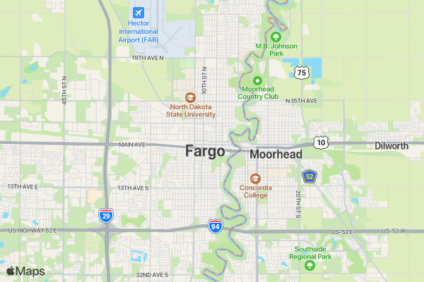5k Run For The Veterans location map image