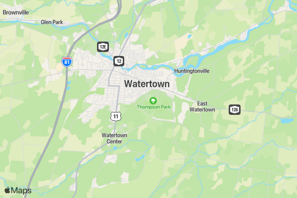 5K Run for Veterans location map image