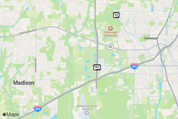 5K Run Homelessness and Hunger location map image