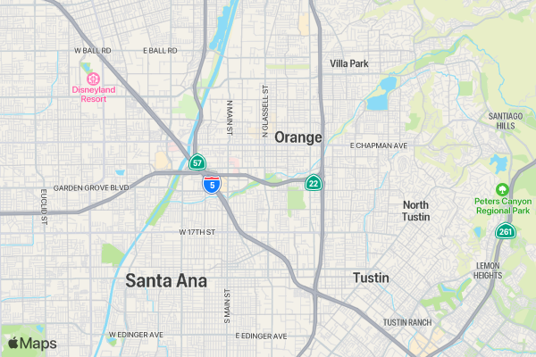 5K Run-Mania location map image