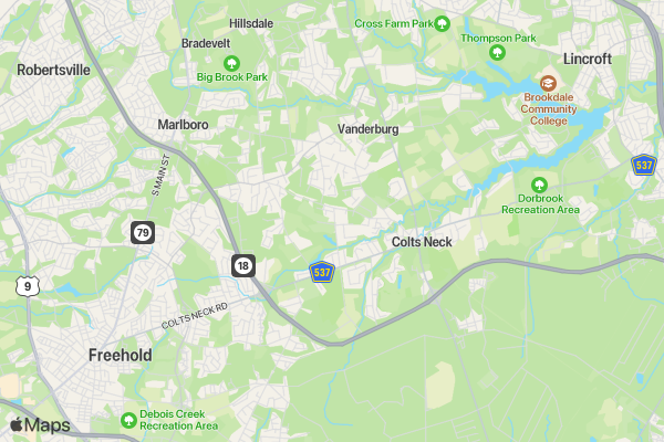 5k run/walk to benefit Matt's Promise location map image